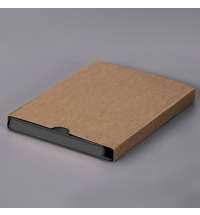 Ежедневник недатированный Solas, формат А5, с магнитом темно-серый, кремовый блок в линейку