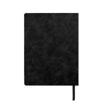 Ежедневник недатированный Solas, формат А5, с магнитом черный, кремовый блок в линейку