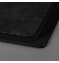 Ежедневник недатированный Solas, формат А5, с магнитом черный, кремовый блок в линейку