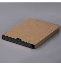 Ежедневник недатированный Solas, формат А5, с магнитом черный, кремовый блок в линейку