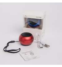 Портативная mini Bluetooth-колонка Sound Burger "Ellipse" красная