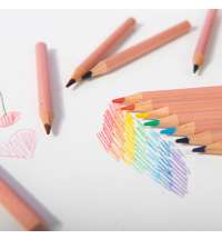 Цветные карандаши мини FLORA ,12 цветов