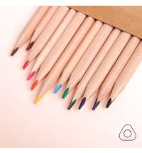 Цветные карандаши KINDERLINE middle,12 цветов