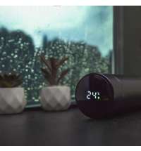 Термос THERMO с ситечком и индикатором температуры, 500 мл