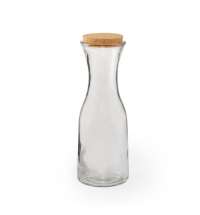 Графин LONPEL, 1л, 27,2х9,3см, стекло, пробковое дерево