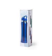 Бутылка для воды SMALY с трубочкой, нержавеющая сталь