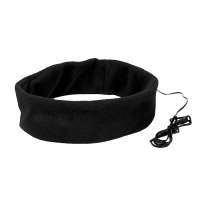 Наушники проводные MARKIZ с повязкой, черный, флис