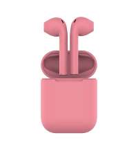 Наушники беспроводные с зарядным боксом TWS AIR SOFT, цвет розовый