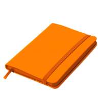 Блокнот SHADY JUNIOR с элементами планирования,  А6, оранжевый, кремовый блок в клетку