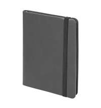 Блокнот SHADY JUNIOR с элементами планирования,  А6, серый, кремовый блок в клетку