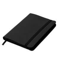 Блокнот SHADY JUNIOR с элементами планирования,  А6, черный, кремовый блок в клетку