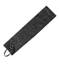 Брелок-ремувка FELTY 12 х 3 см, темно-серый, RPET фетр