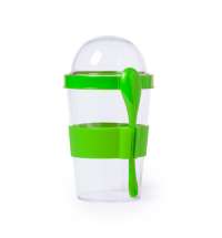 Контейнер для еды YOPLAT с ложкой, пластик