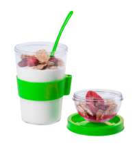 Контейнер для еды YOPLAT с ложкой, пластик