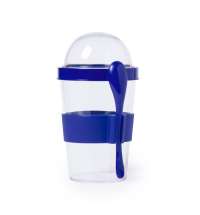 Контейнер для еды YOPLAT с ложкой, пластик