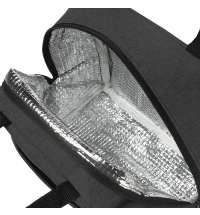 Термосумка "EAT", чёрный, 24 x 21 x 12 см, полиэстер 300D