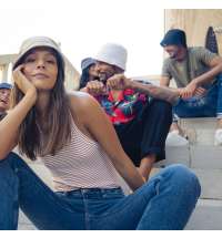 Панама POWELL из переработанного хлопка 260