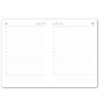 Ежедневник недатированный Anderson, А5,  синий, белый блок