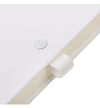 Ежедневник недатированный HAMILTON, A5, белый, кремовый блок