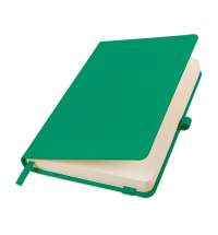 Ежедневник недатированный HAMILTON, A5, ярко-зеленый, кремовый блок