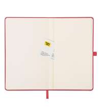 Ежедневник недатированный HAMILTON, A5, алый, кремовый блок