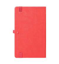 Ежедневник недатированный HAMILTON, A5, алый, кремовый блок