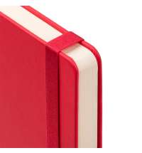 Ежедневник недатированный HAMILTON, A5, алый, кремовый блок