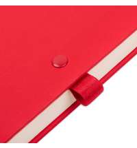 Ежедневник недатированный HAMILTON, A5, алый, кремовый блок