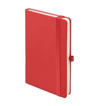 Ежедневник недатированный HAMILTON, A5, алый, кремовый блок
