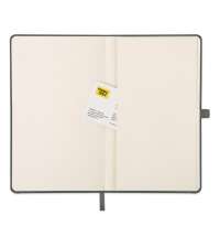 Ежедневник недатированный HAMILTON, A5, темно-серый, кремовый блок