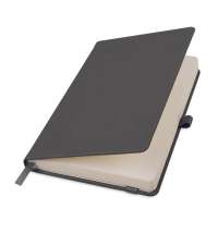 Ежедневник недатированный HAMILTON, A5, темно-серый, кремовый блок