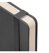 Ежедневник недатированный HAMILTON, A5, темно-серый, кремовый блок