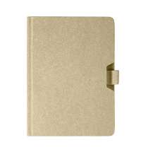 Блокнот MEMO, размер 130*170 мм, бежевый, блок в клетку