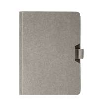 Блокнот MEMO, размер 130*170 мм, серый, блок в клетку