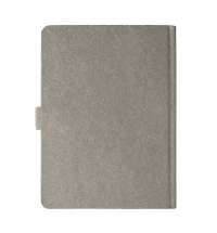 Блокнот MEMO, размер 130*170 мм, серый, блок в клетку