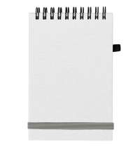 Блокнот на спирали MEMO, размер 95х145 мм,белый, блок в клетку