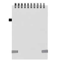 Блокнот на спирали MEMO, размер 95х145 мм,белый, блок в клетку
