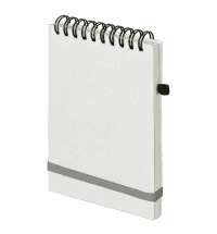 Блокнот на спирали MEMO, размер 95х145 мм,белый, блок в клетку