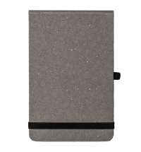 Блокнот MEMO, размер 90х140 мм, серый, блок в клетку