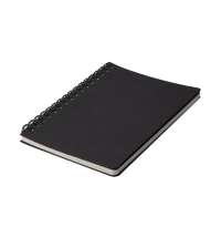 Блокнот на двойной пружине HELIX MINI, 105 х 150  мм, черный, блок в клетку