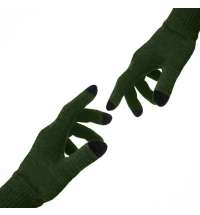 Перчатки сенсорные REACH, зеленый,100% акрил