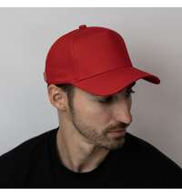 Бейсболка VALLEY, 5 клиньев, металлическая застежка