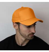 Бейсболка VALLEY, 5 клиньев, металлическая застежка