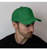 Бейсболка VALLEY, 5 клиньев, металлическая застежка