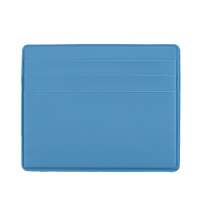 Чехол Simply для 6 карт с отделением для денег, голубой, PU