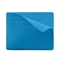 Чехол Simply для 6 карт с отделением для денег, голубой, PU