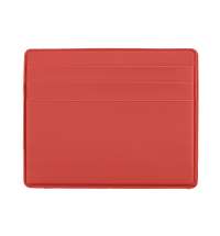 Чехол Simply для 6 карт с отделением для денег, красный, PU