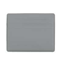 Чехол Simply для 6 карт с отделением для денег, серый, PU