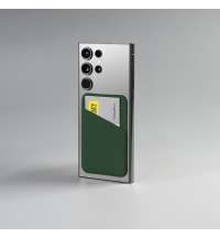 Чехол для карты на телефон Simply, самоклеящийся 65 х 97 мм, зеленый, PU