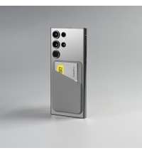 Чехол для карты на телефон Simply, самоклеящийся 65 х 97 мм, серый, PU